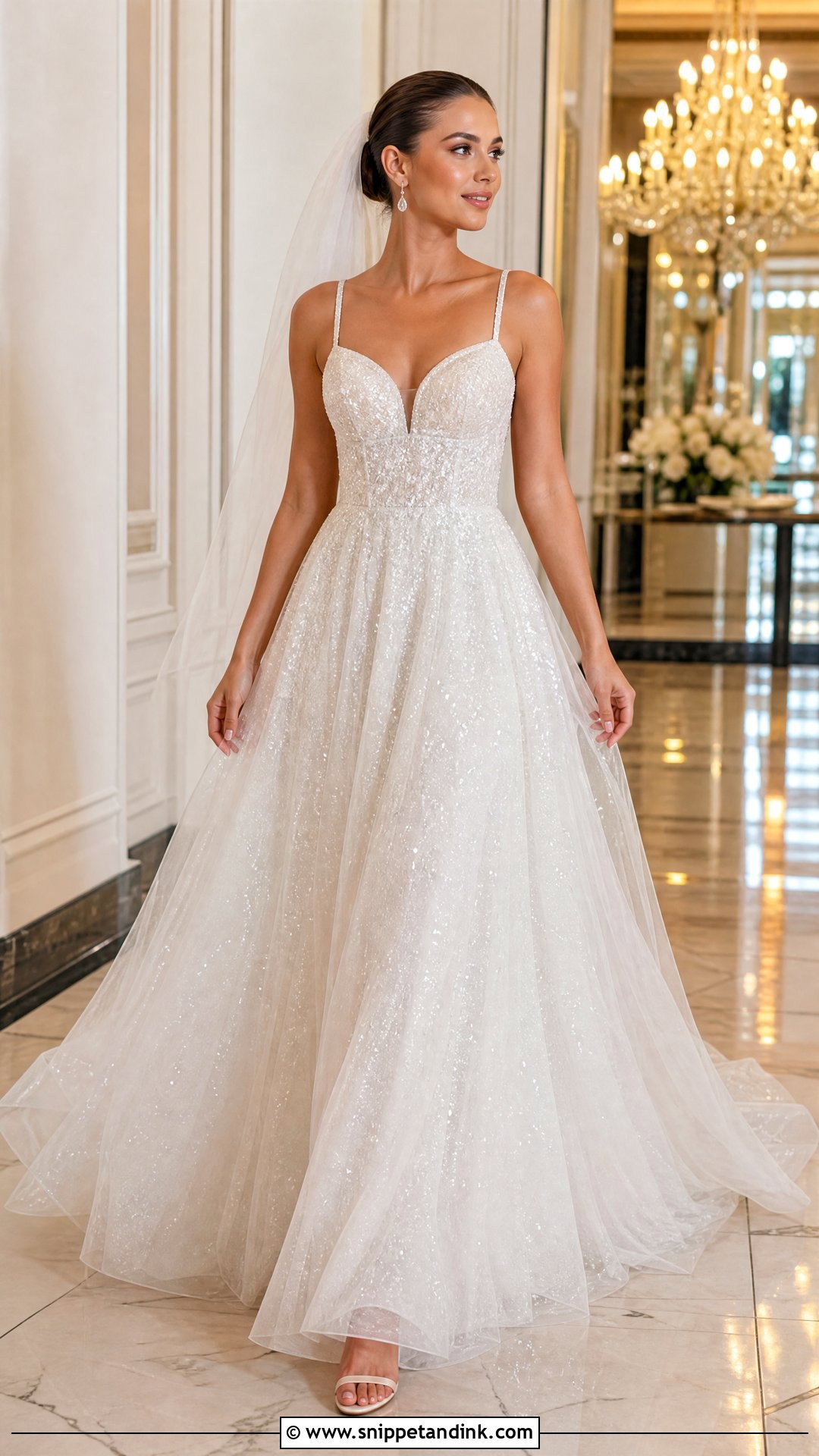 Sparkle Wedding Dress - Snippet and Ink - 25 Magical Wedding Dress Ideas