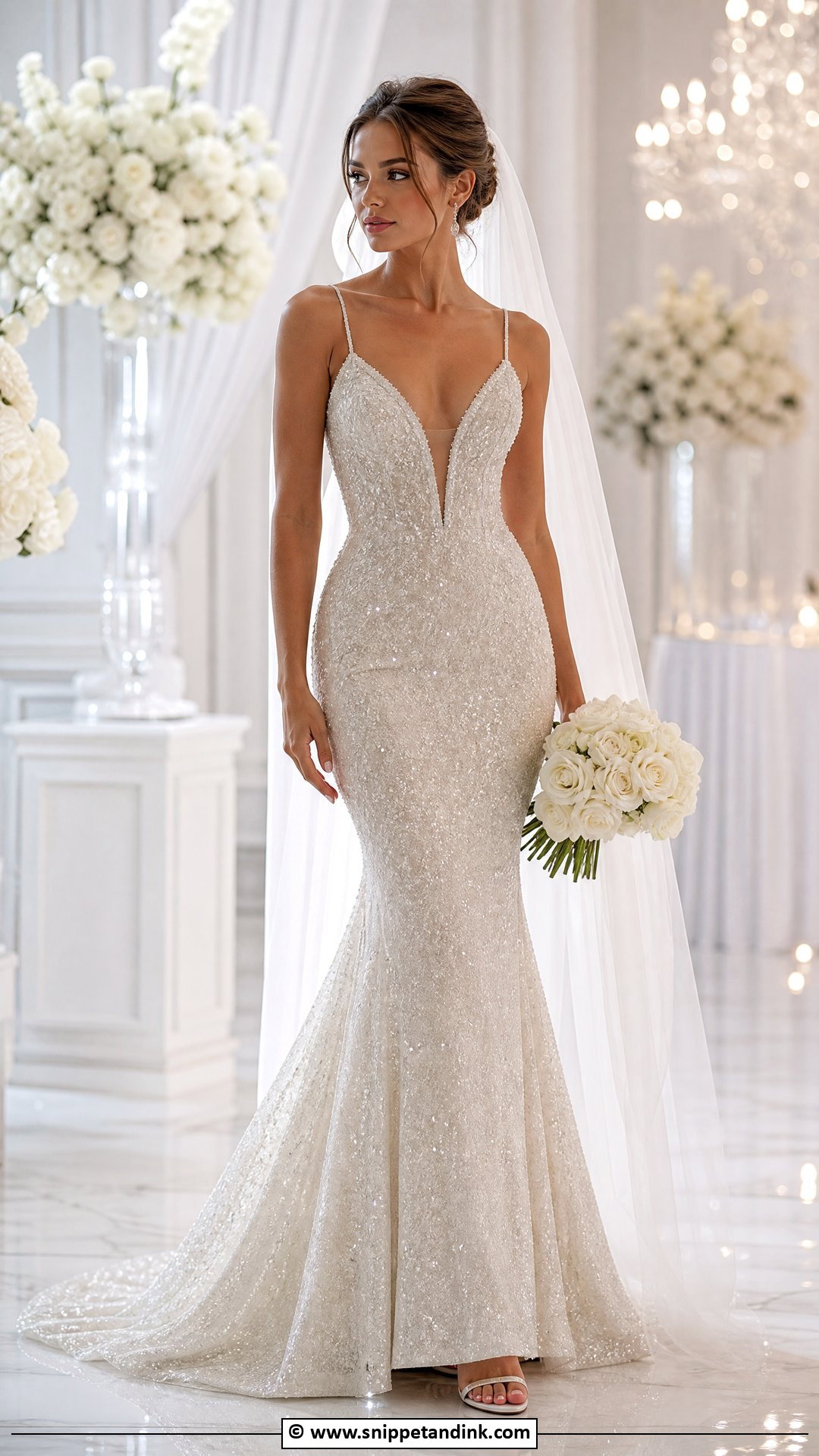 Sparkle Wedding Gown - Snippet and Ink - 35 Latest Wedding Gowns