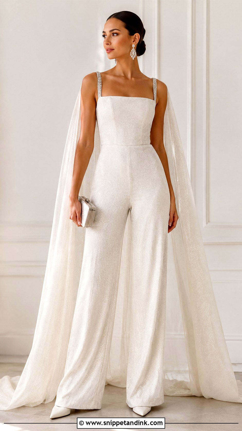 Sparkle Wedding Jumpsuit - Snippet and Ink - 25 Sparkle Wedding Dress Ideas