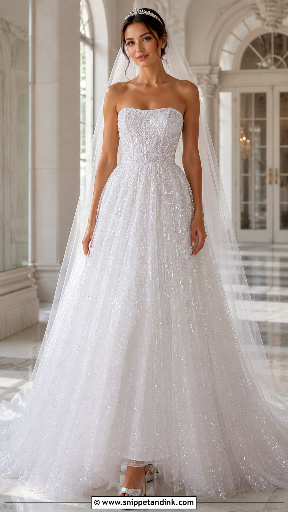 Sparkling Fairy Queen Wedding Dress - Snippet and Ink - 20 Fairy Queen Wedding Dress Ideas