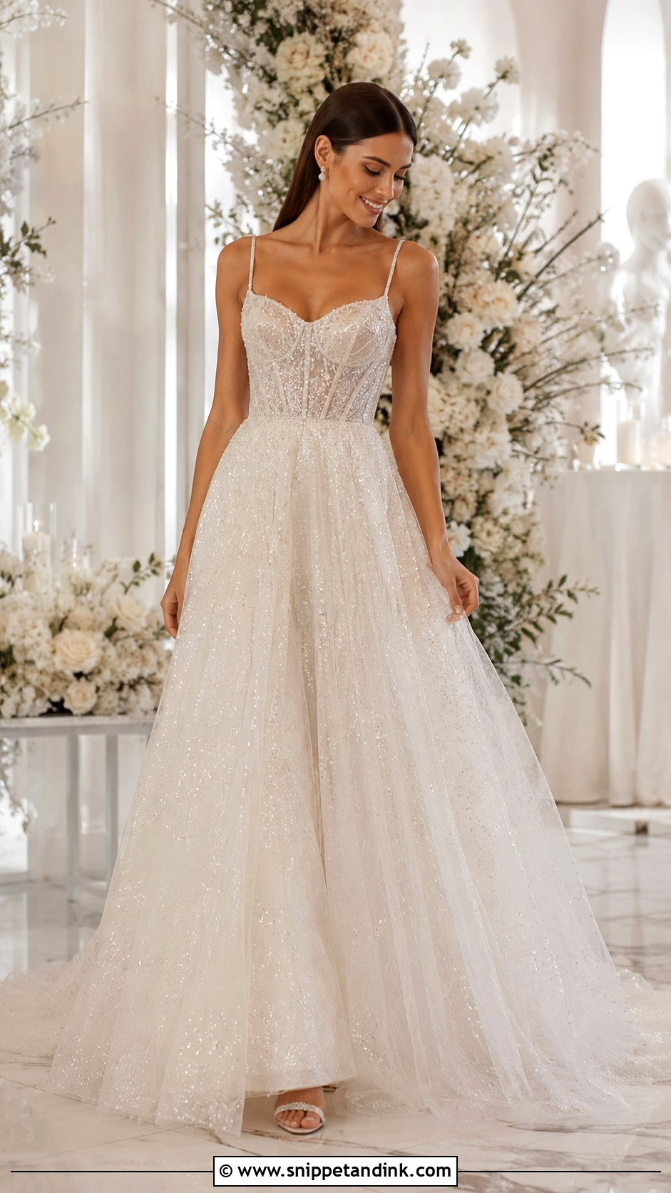 Sparkly Fairy Wedding Dress - Snippet and Ink - 30 Whimsical Wedding Dress Fairies Ideas
