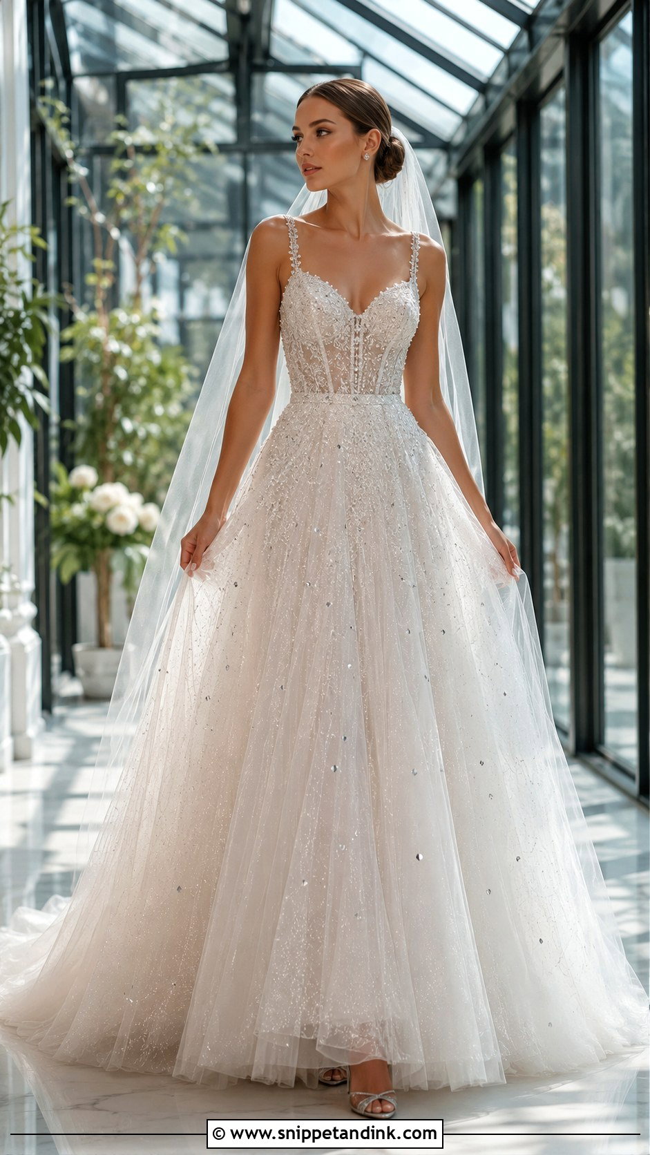 Sparkly Fairy Wedding Gown - Snippet and Ink - 20 Fairy Wedding Gown Ideas