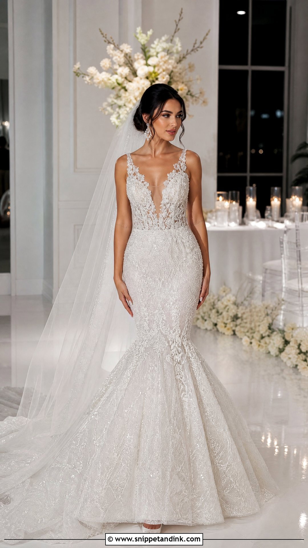 Sparkly Mermaid Wedding Dress - Snippet and Ink - 25 Wedding Dresses Sparkly