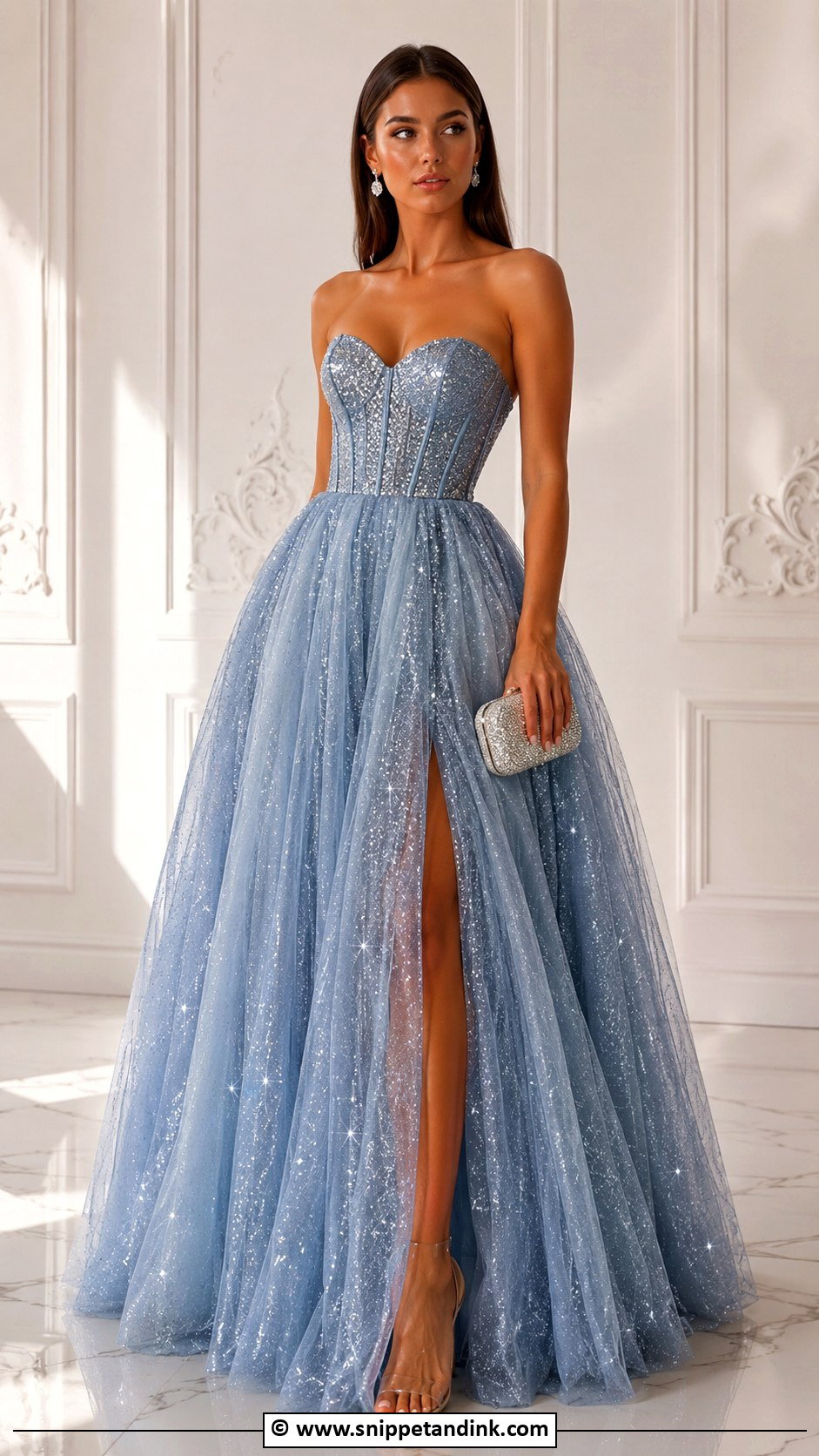 Sparkly Tulle Princess Gown - Snippet and Ink - 35 Princess Gown Ideas