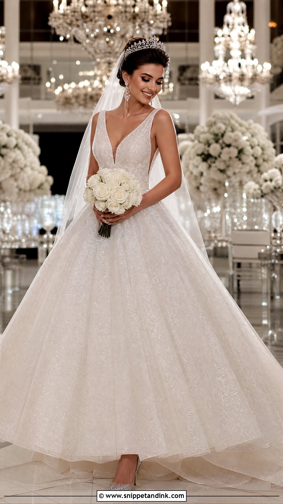 Sparkly Tulle Puffy Princess Wedding Dress - Snippet and Ink - 20 Puffy Wedding Dresses Princesses