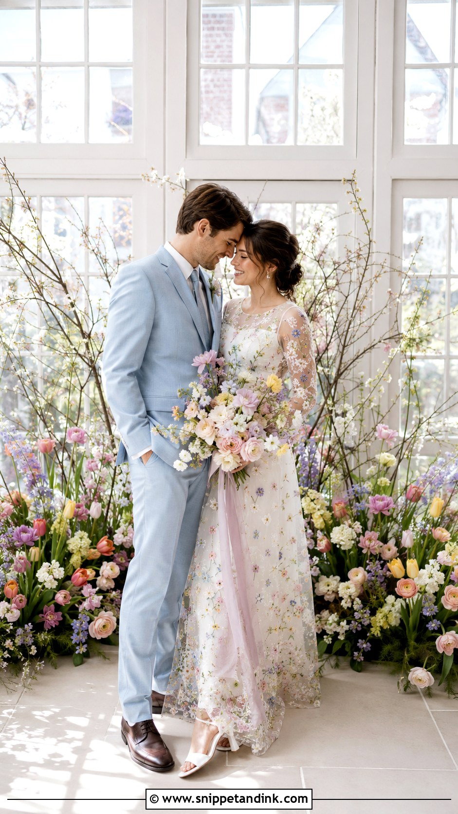 Spring London Wedding - Snippet and Ink - 20 London Wedding Aesthetic Ideas