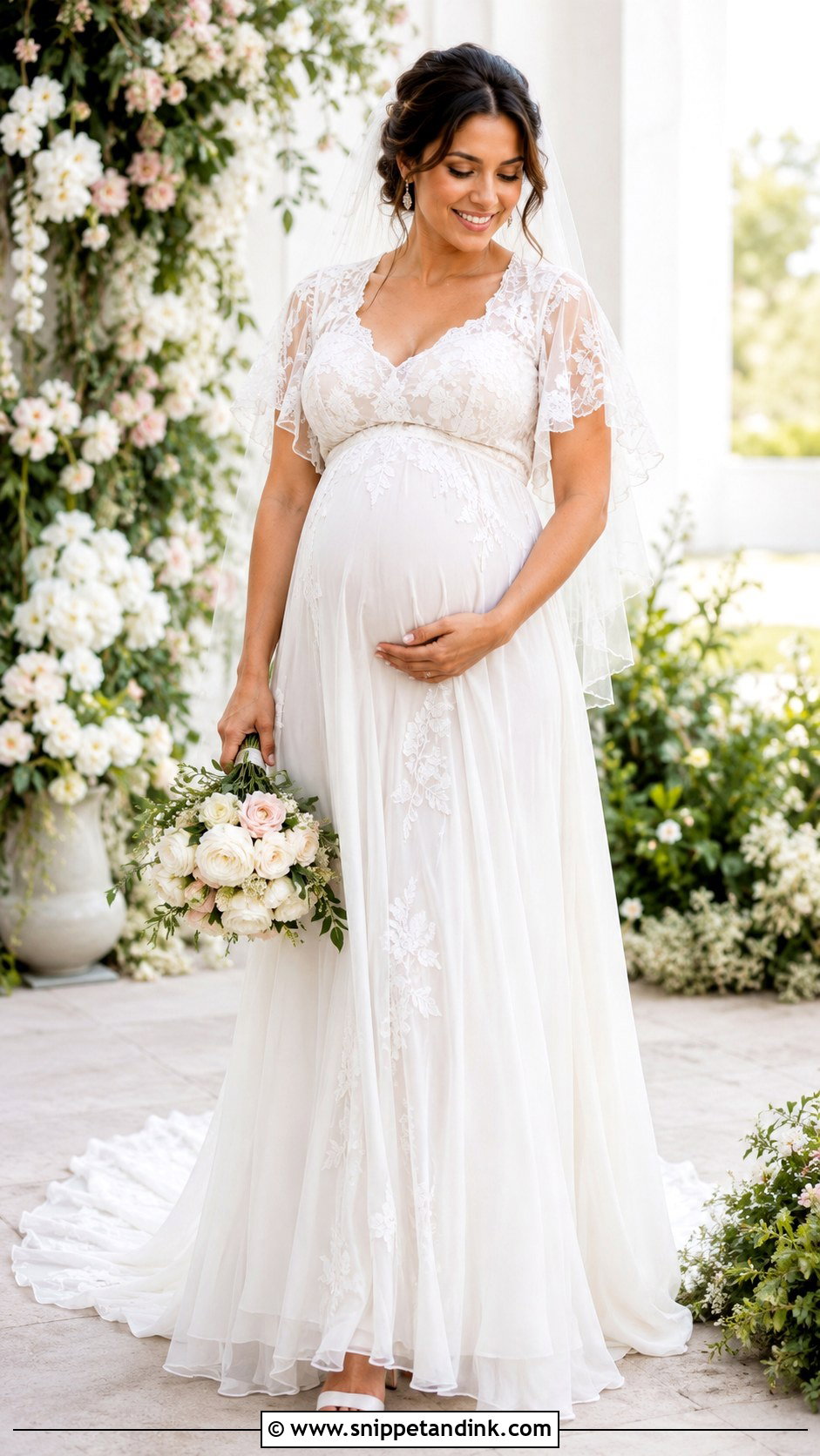 Spring Pregnancy Wedding Dress - Snippet and Ink - 30 Pregnancy Wedding Dress Ideas