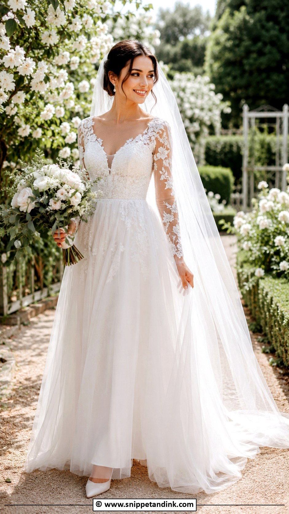 Spring Wedding Dress With Sleeves - Snippet and Ink - 35 Wedding Dresses with Sleeves