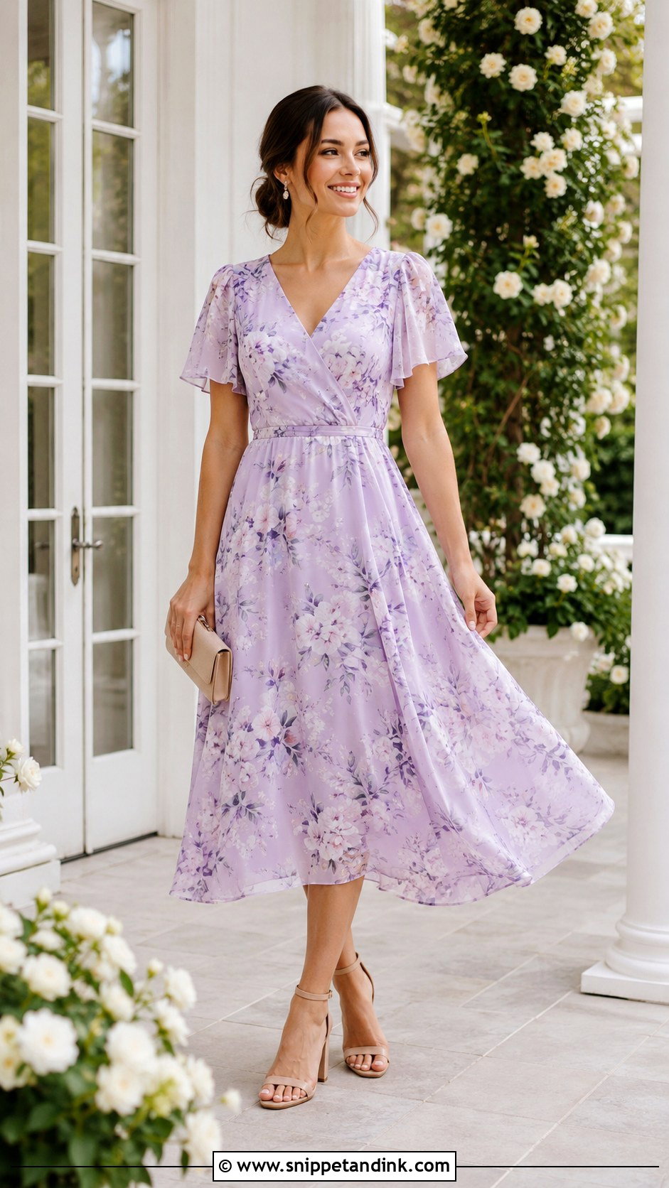 Spring Wedding Guest Outfit - Snippet and Ink - 30 Semi Formal Wedding Outfits for Women