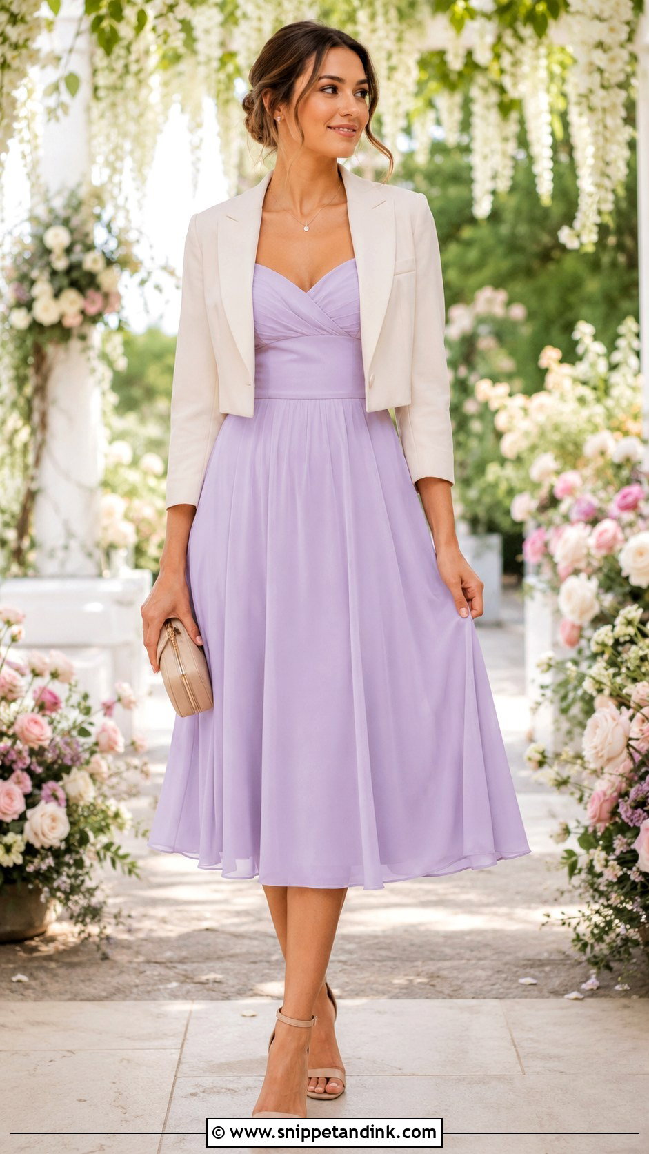 Spring Wedding Outfit - Snippet and Ink - 25 Wedding Outfits Ideas for Women