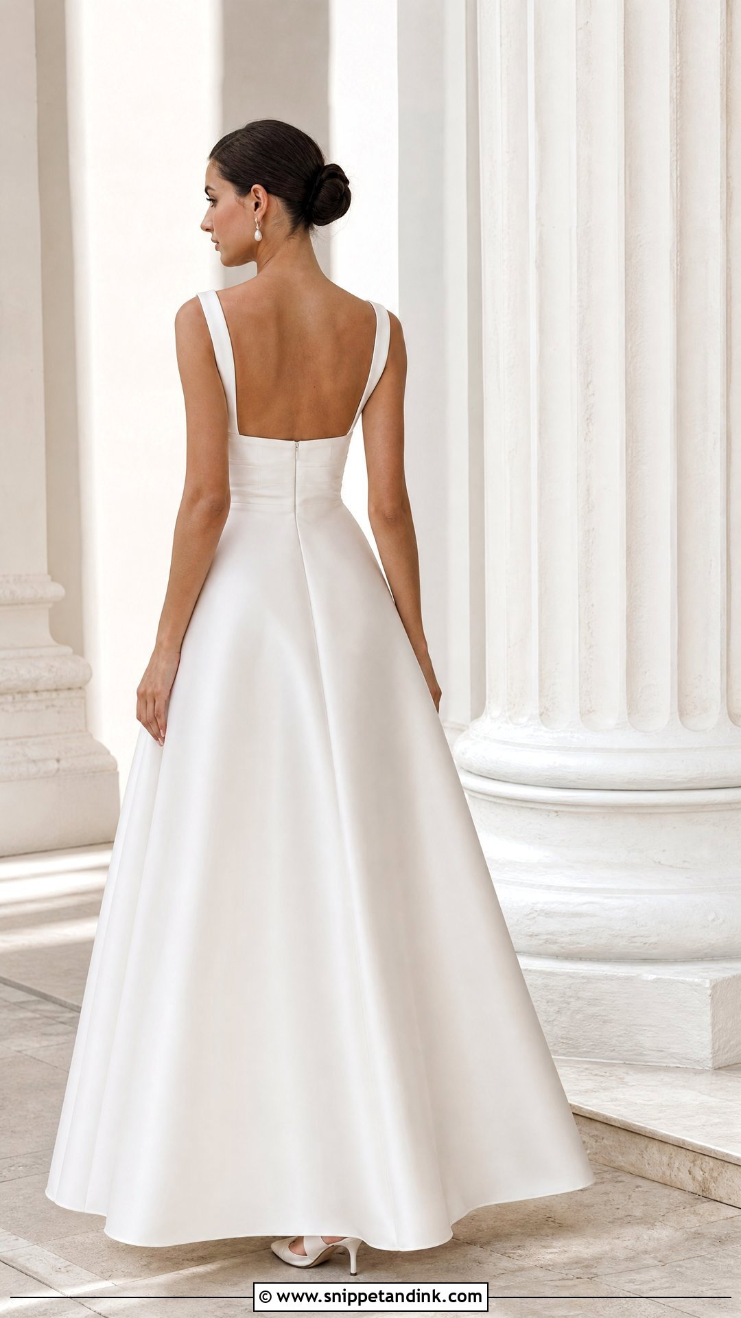 Square Back Wedding Dress - Snippet and Ink - 25 Wedding Dress Back Ideas