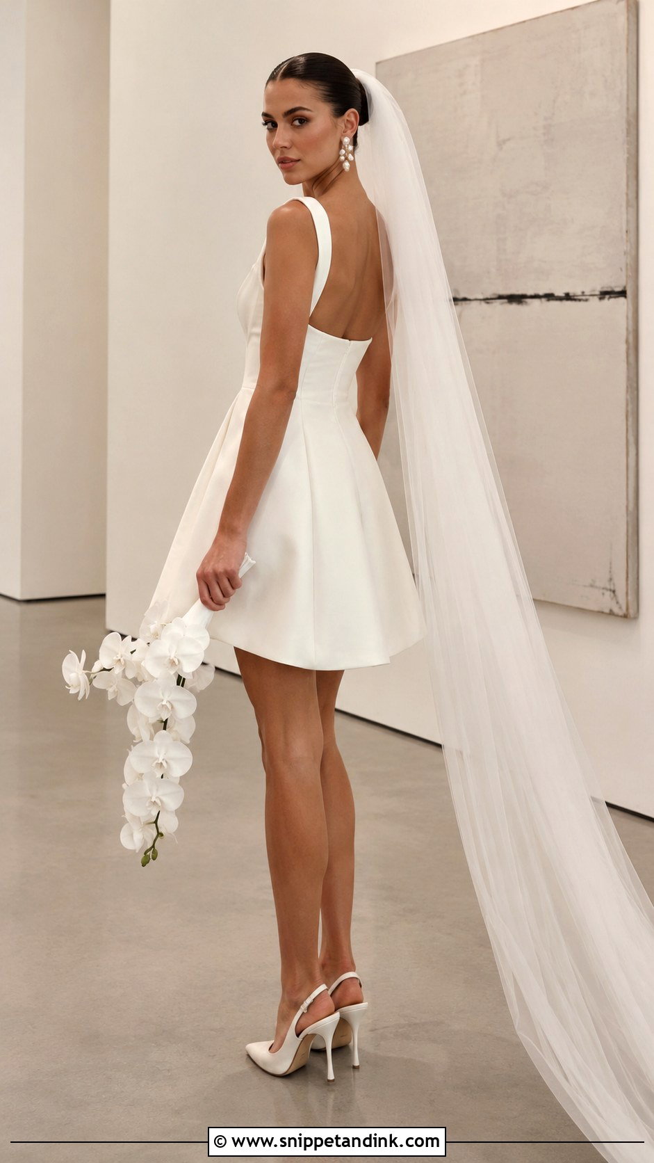 Square Neck Baby Doll Wedding Dress - Snippet and Ink - 20 Baby Doll Wedding Dress Ideas