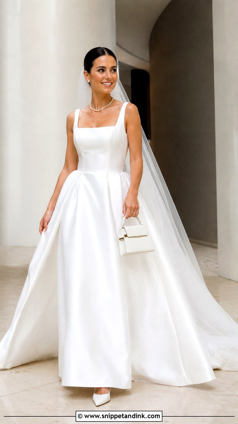 Square Neck Ball Gown Wedding Dress - Snippet and Ink - 20 Big Wedding Dresses Ball Gown Princesses