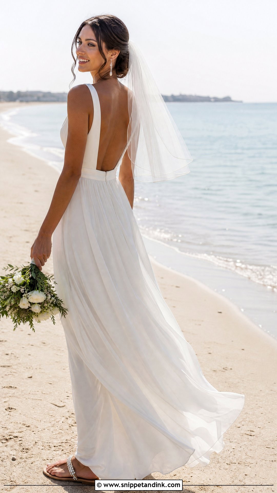 Square Neck Beach Wedding Dress - Snippet and Ink - 20 Square Neck Wedding Dresses