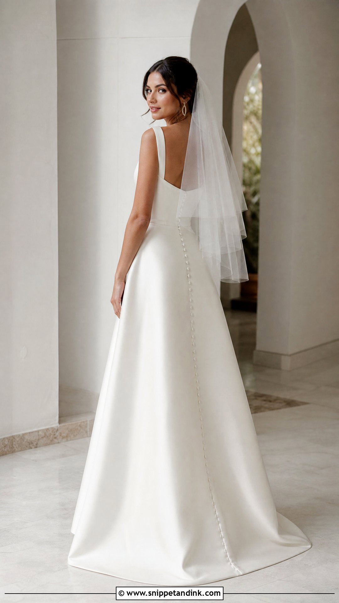 Square Neck Homemade Wedding Dress - Snippet and Ink - 20 Homemade Wedding Dress Ideas