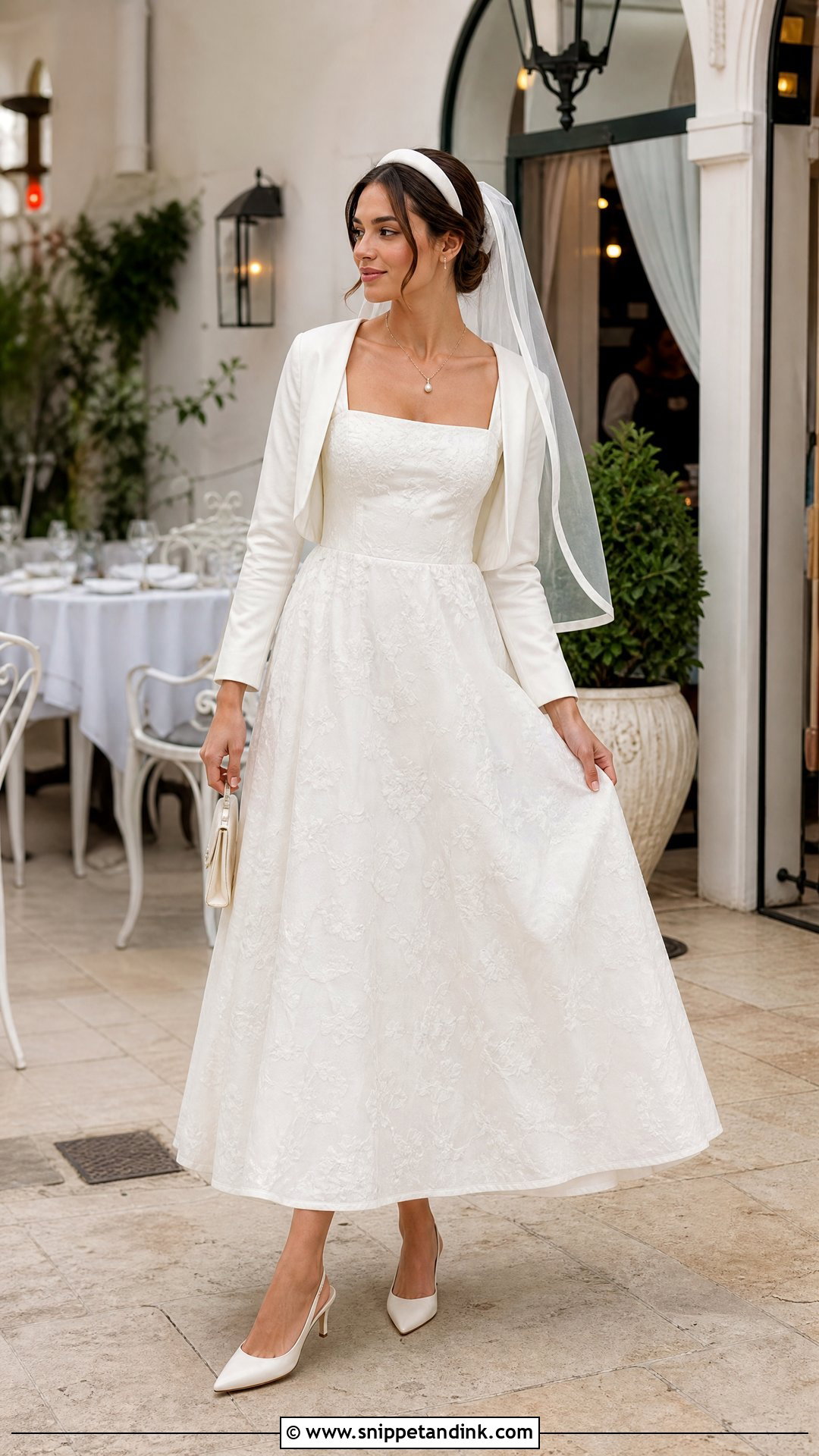 Square Neck Indie Wedding Dress - Snippet and Ink - 25 Indie Wedding Dress Ideas