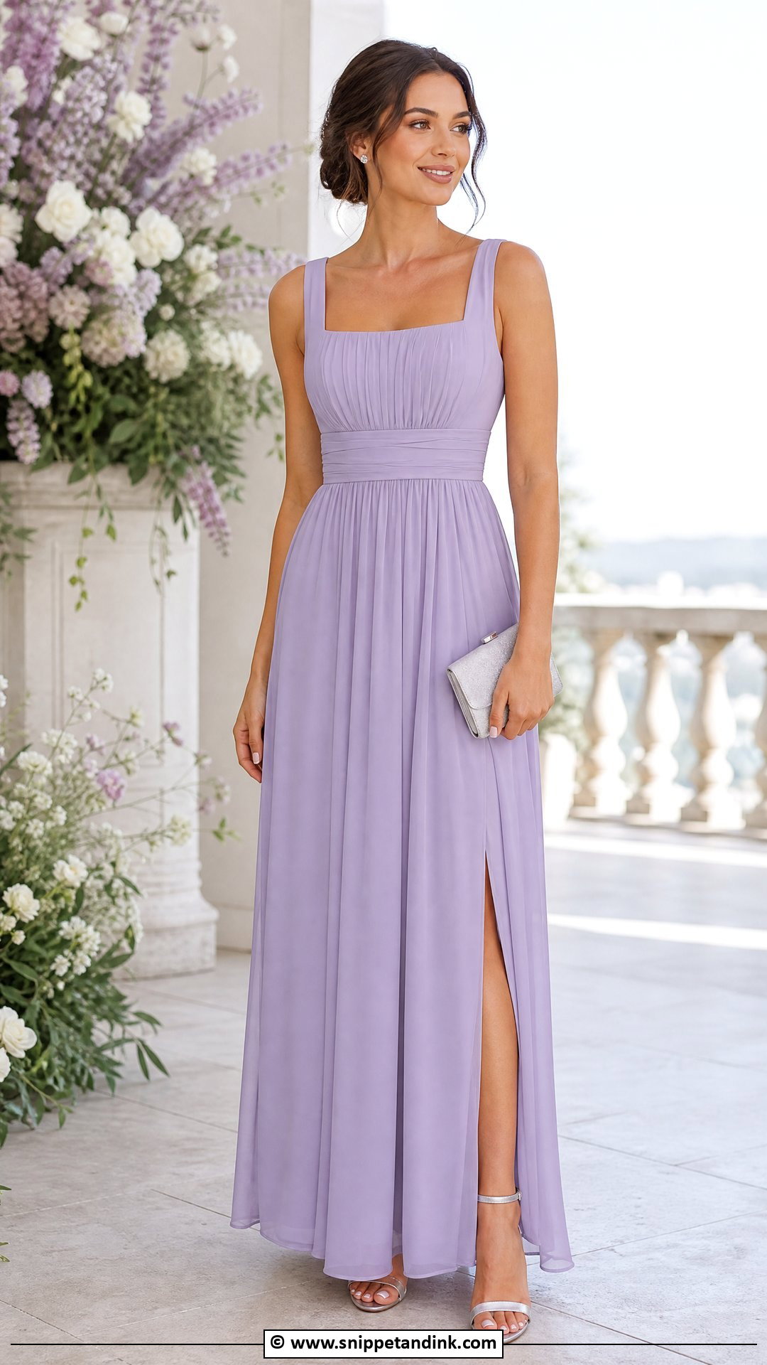 Square Neck Maid Of Honor Dress - Snippet and Ink - 35 Maid of Honor Dress Ideas