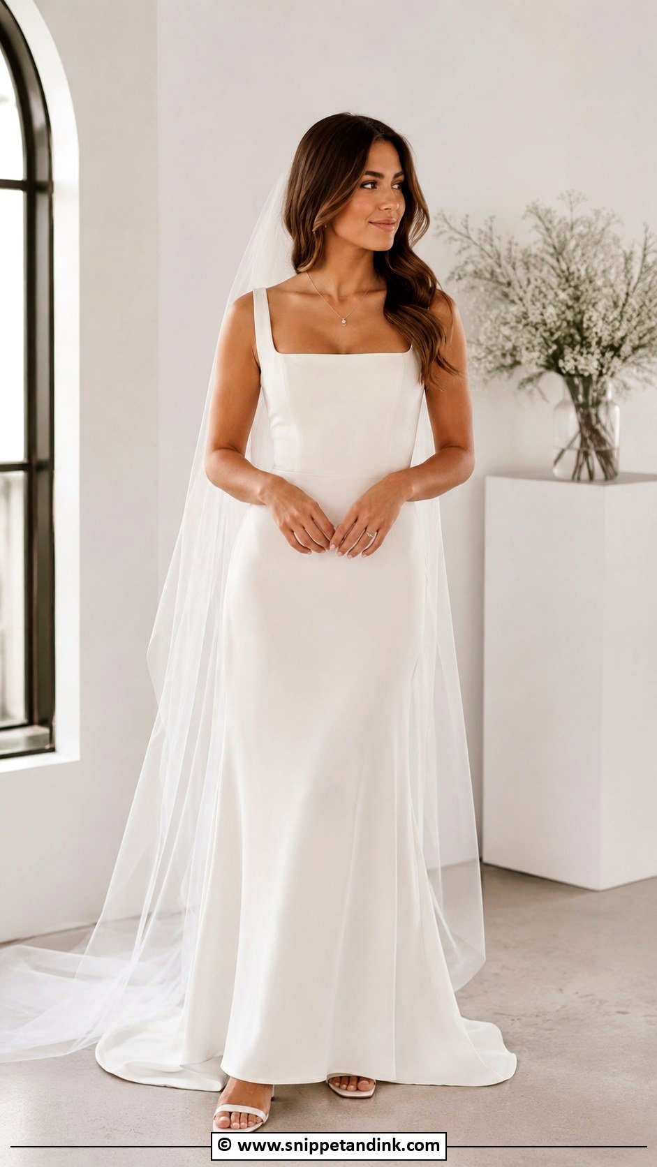 Square Neck Wedding Dress - Snippet and Ink - 25 Cheap Wedding Dress Ideas