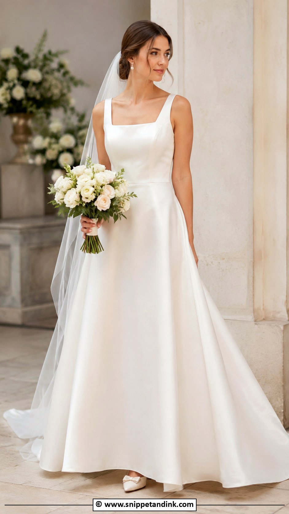 Square Neck Wedding Dress - Snippet and Ink - 30 2026 Wedding Dress Ideas
