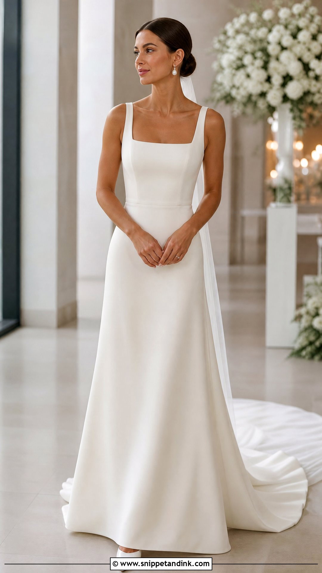 Square Neck Wedding Dress - Snippet and Ink - 25 New Wedding Dresses