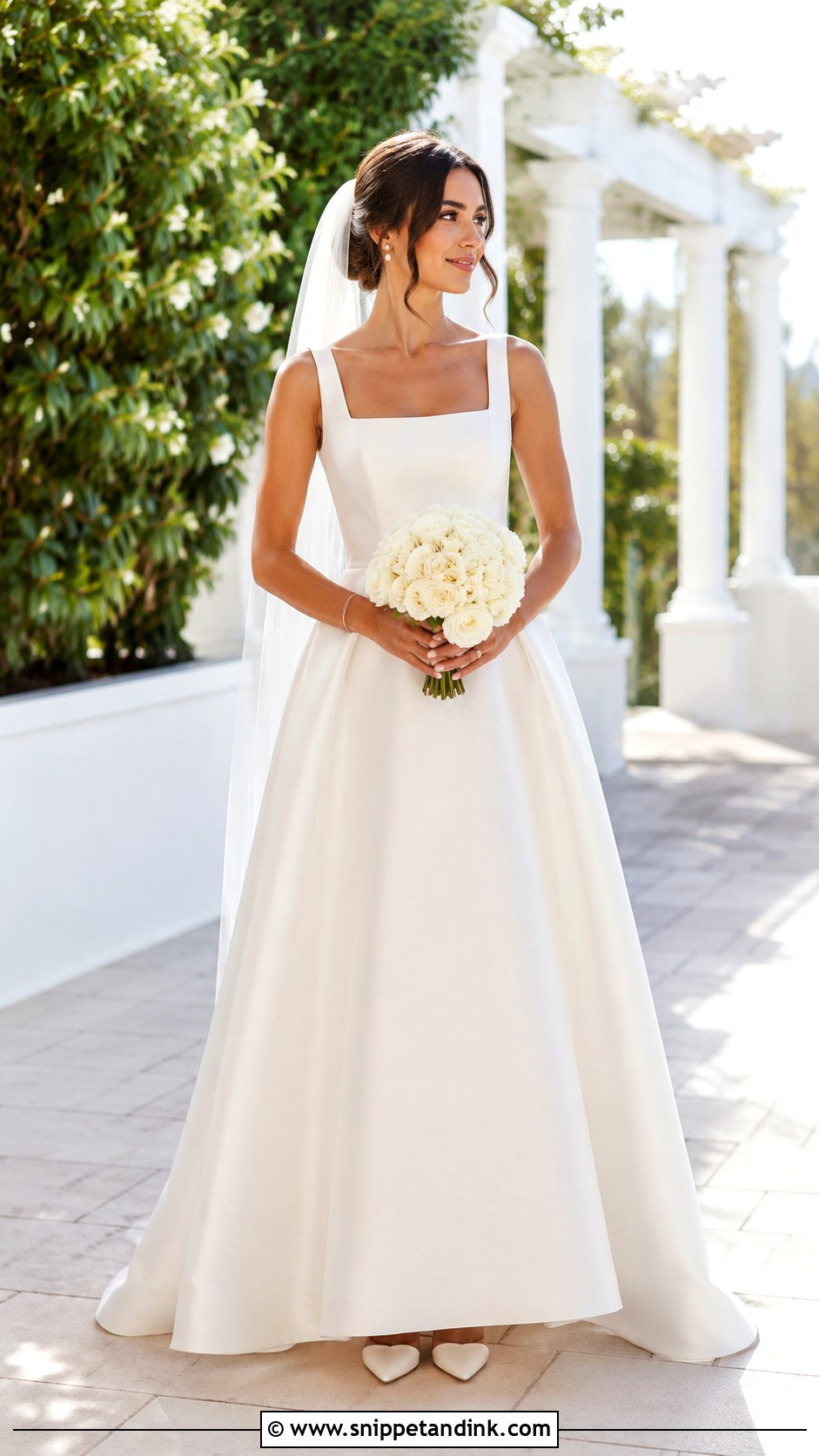 Square Neck Wedding Dress - Snippet and Ink - 25 Special Wedding Dress Ideas