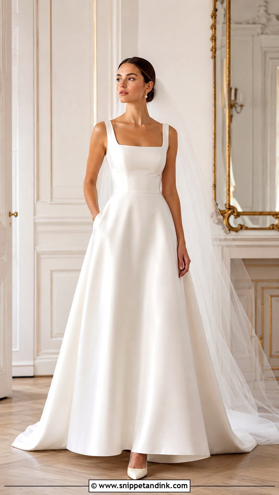 Square Neck Wedding Dress - Snippet and Ink - 25 Wedding Dress for Bride Ideas