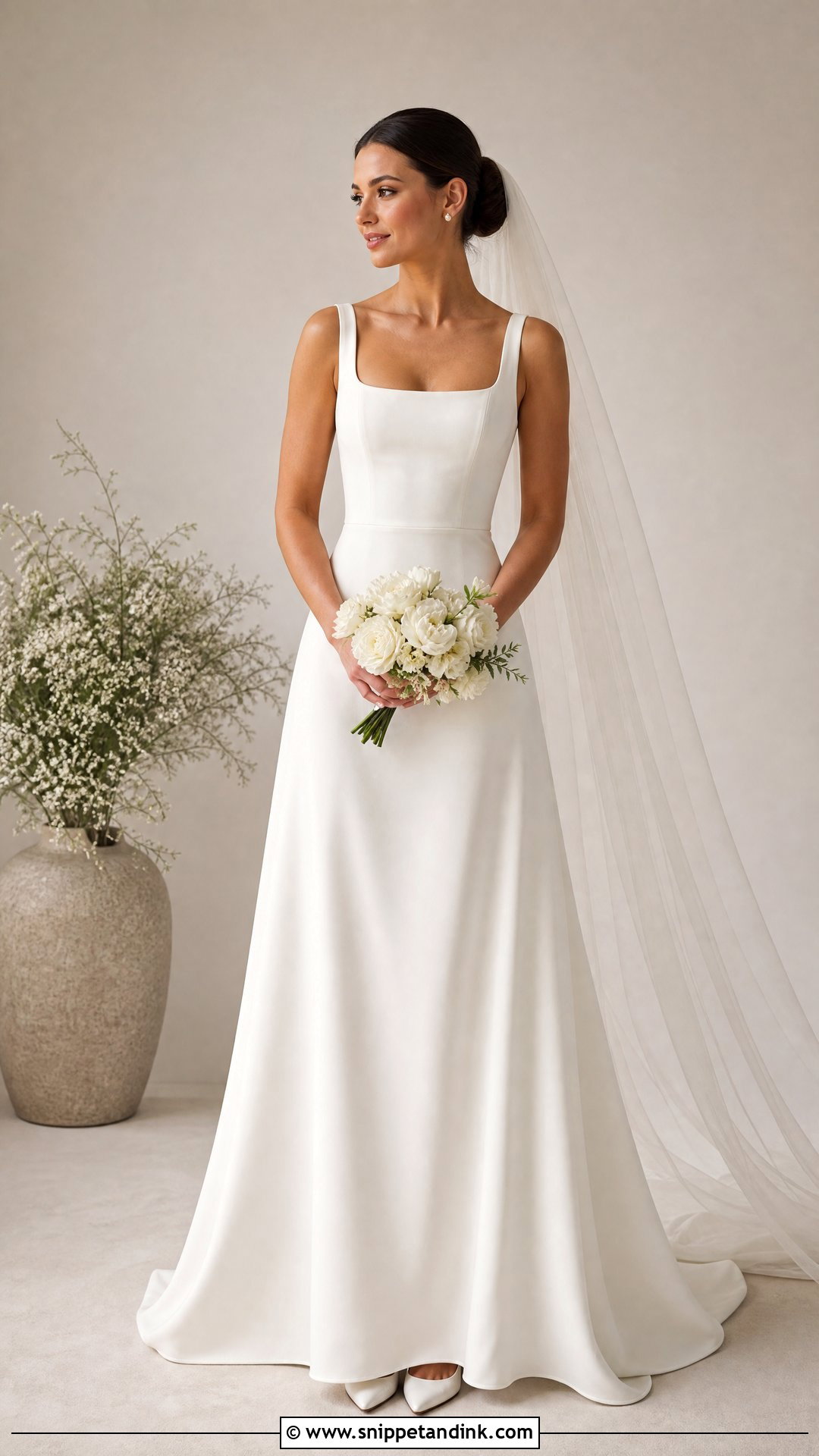 Square Neck Wedding Dress - Snippet and Ink - 25 Wedding Dress Shapes Ideas