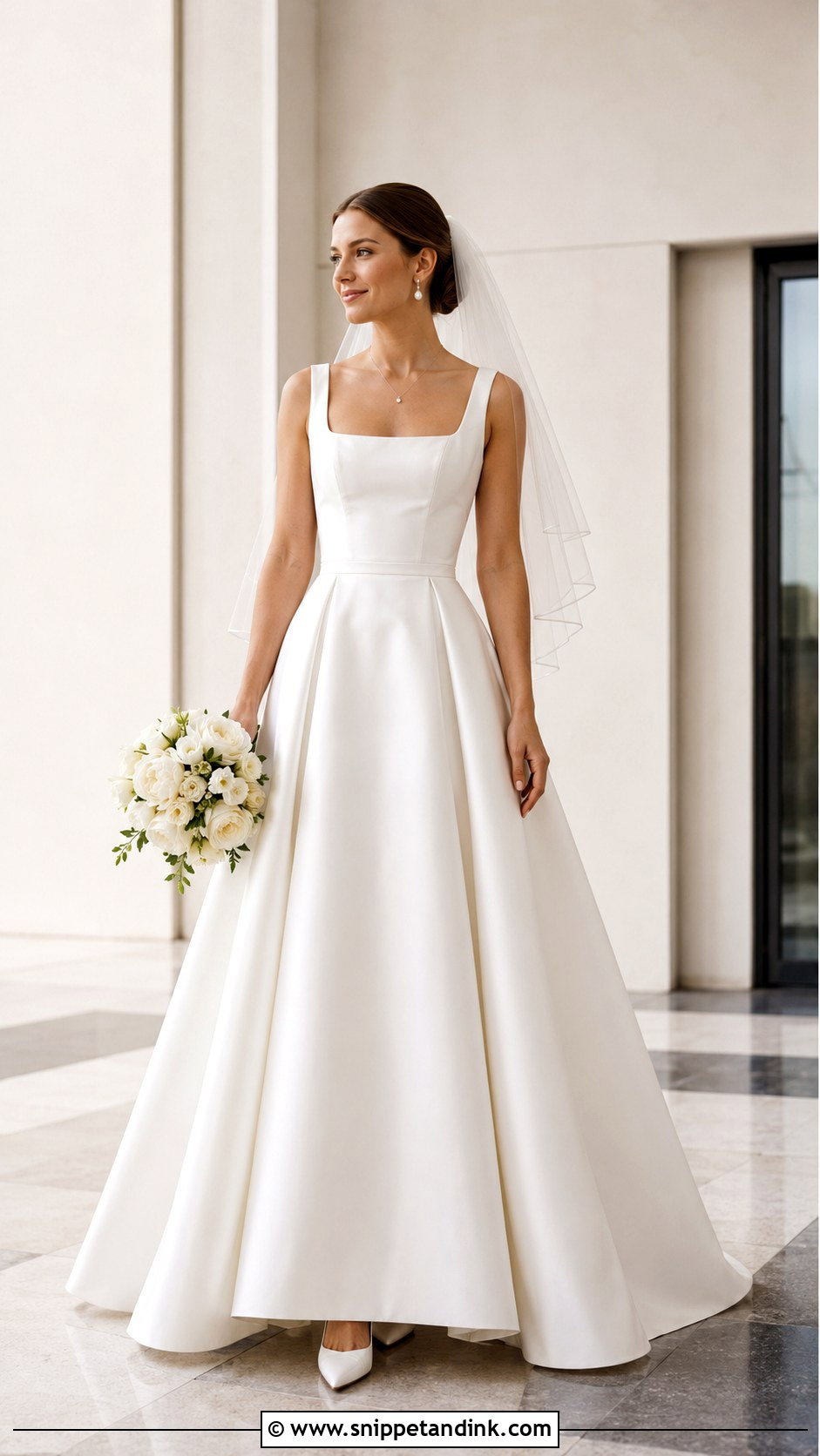 Square Neck Wedding Dress - Snippet and Ink - 20 Beautiful Wedding Dresses Fairytale