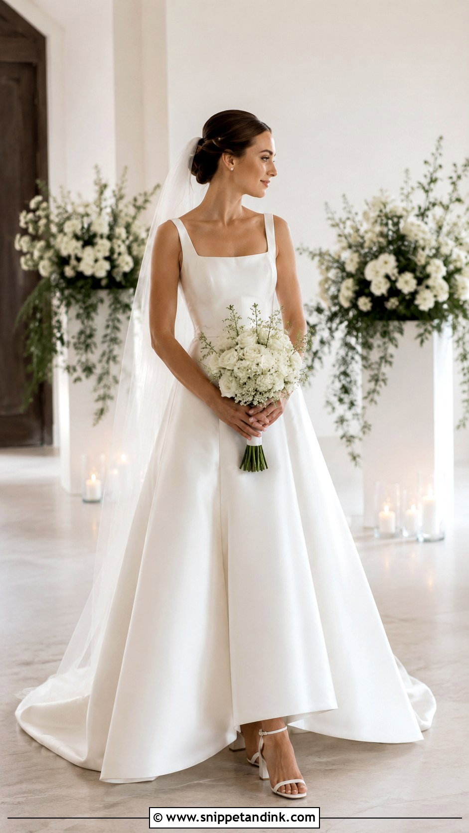 Square Neck Wedding Dress - Snippet and Ink - 20 Faith Kelly Wedding Dress Ideas