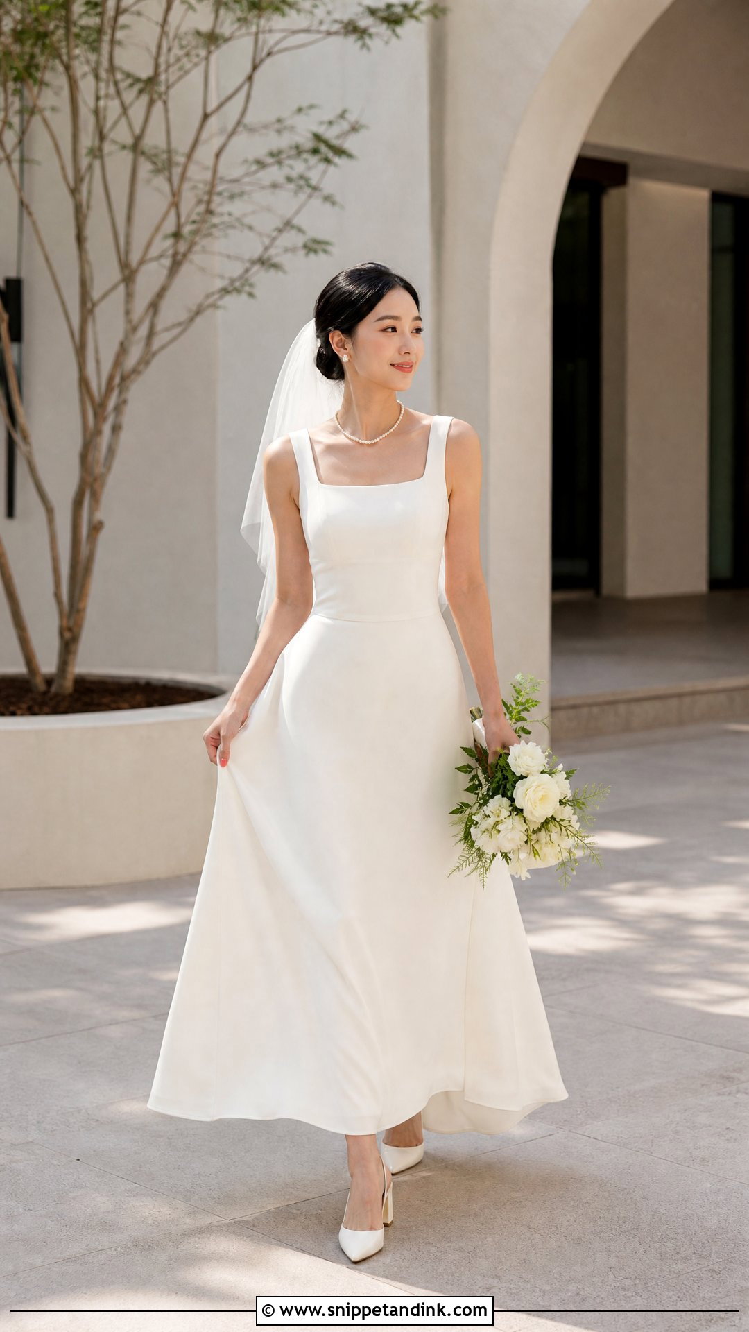 Square Neck Wedding Dress - Snippet and Ink - 20 The Wedding Dress Ideas