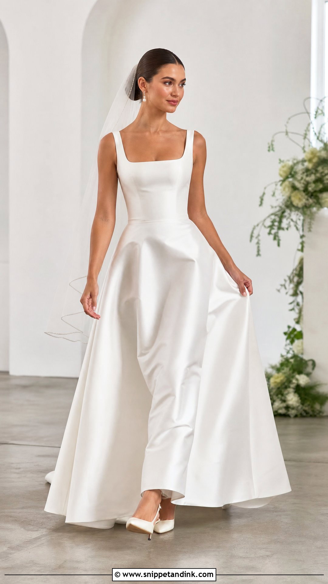 Square Neck Wedding Dress - Snippet and Ink - 20 Wedding Dresses for Sale