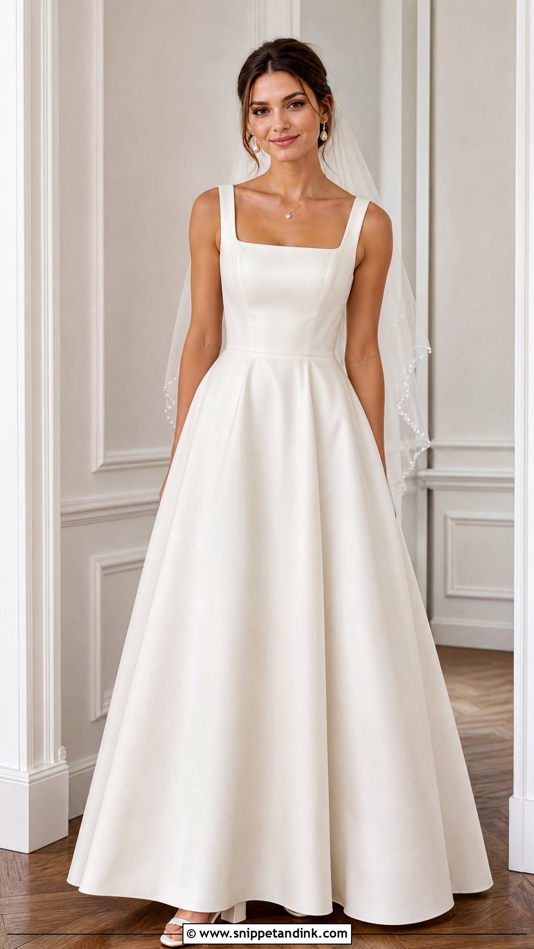 Square Neck Wedding Dress - Snippet and Ink - 20 Wedding Dresses Photos