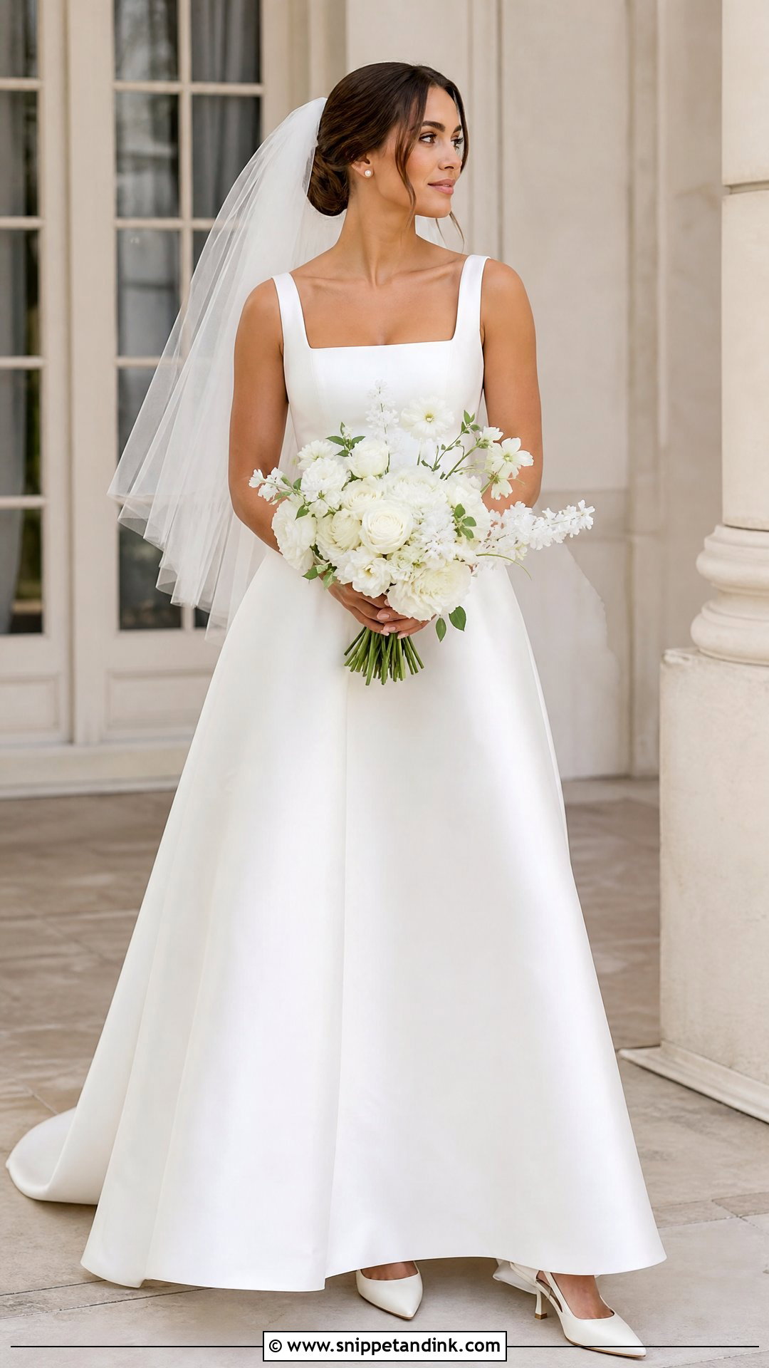Square Neck Wedding Dress - Snippet and Ink - 20 Weeding Dress 2023 Ideas