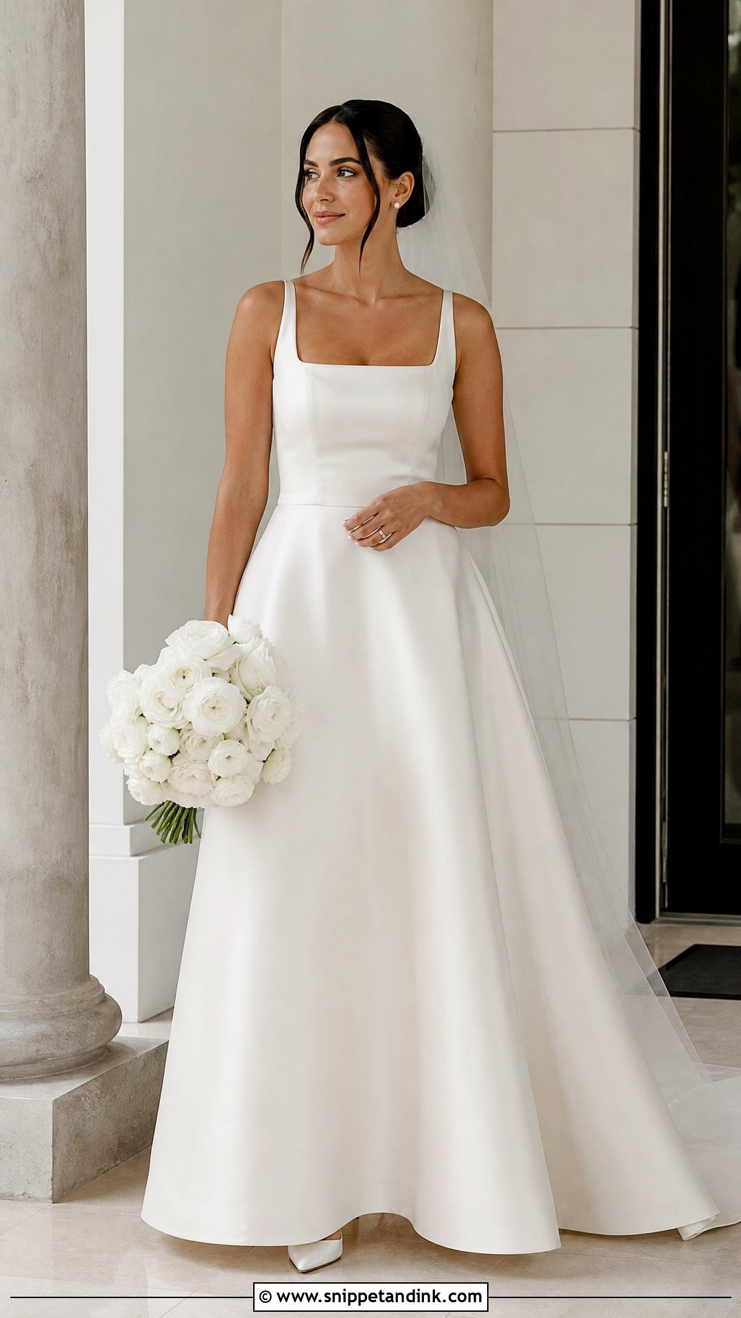 Square Neck Wedding Dress - Snippet and Ink - 25 Cool Wedding Dresses