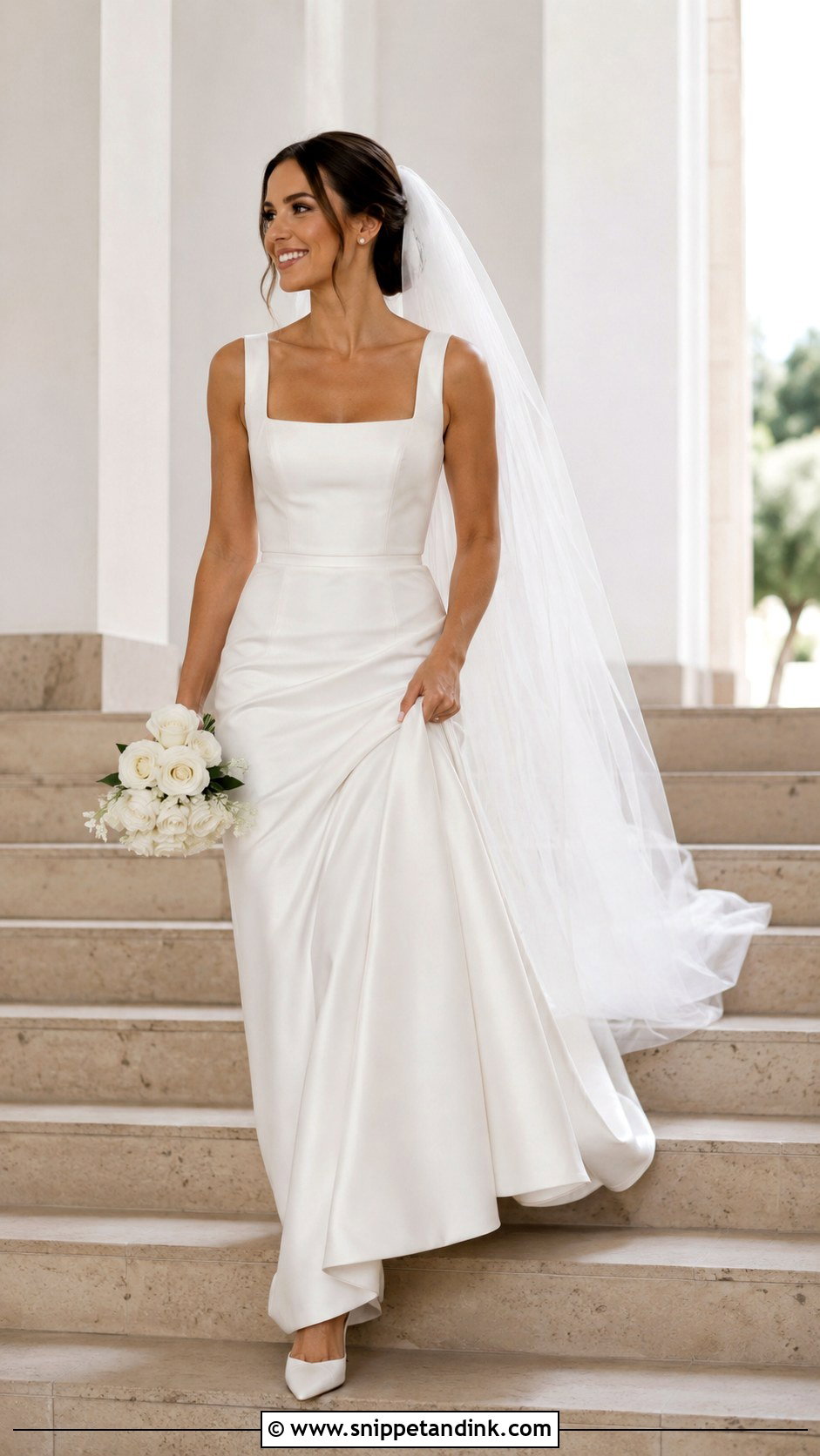 Square Neck Wedding Dress - Snippet and Ink - 30 Best Wedding Dresses