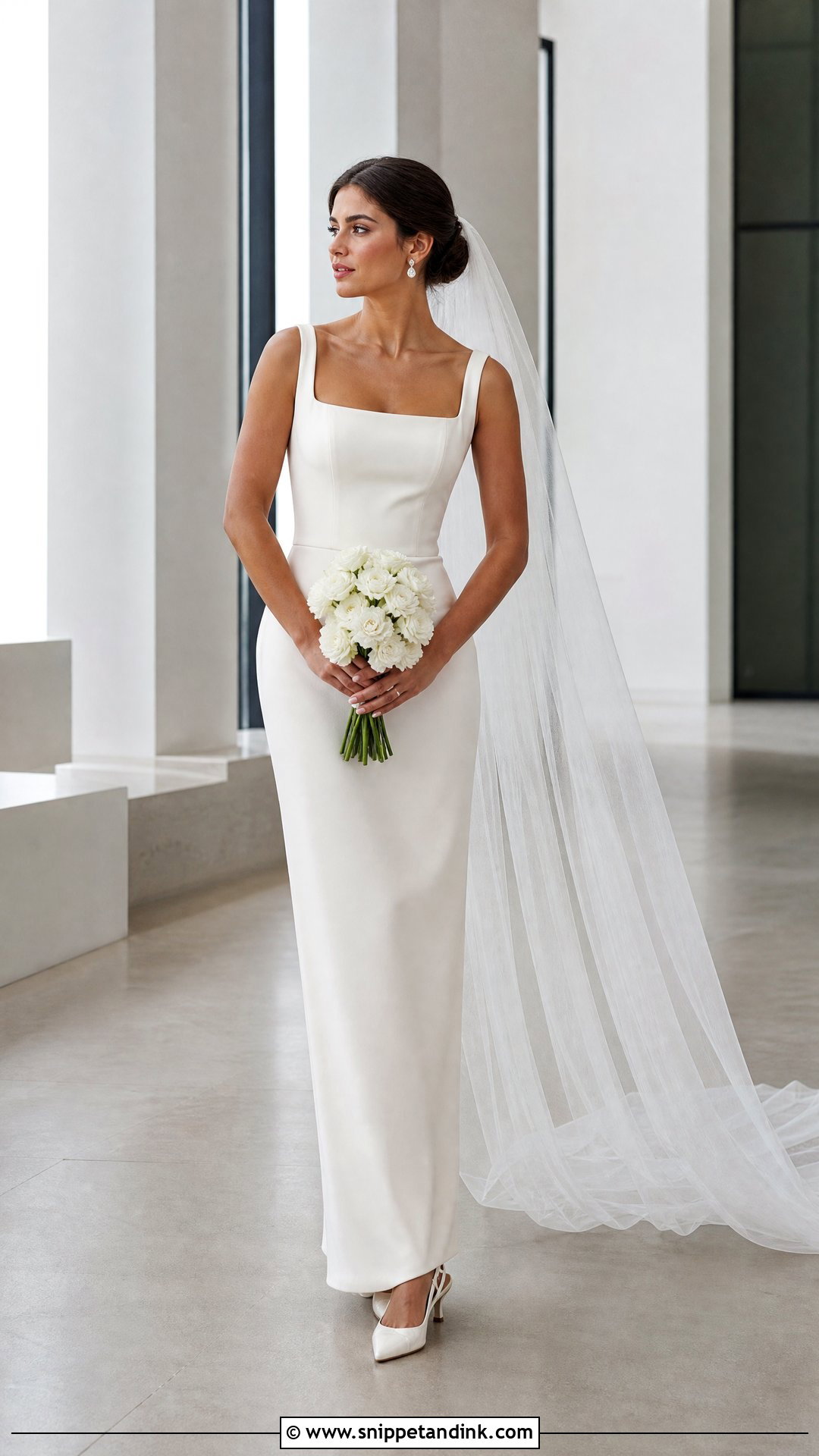 Square Neck Wedding Frock - Snippet and Ink - 20 Wedding Frocks the Bride Ideas