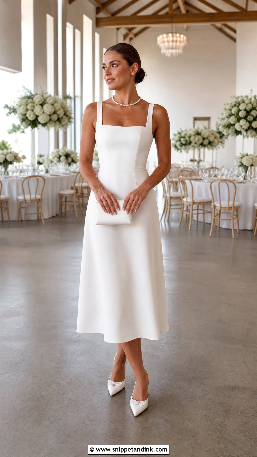 Square Neck Wedding Night Dress - Snippet and Ink - 20 Wedding Night Dress Brides Ideas