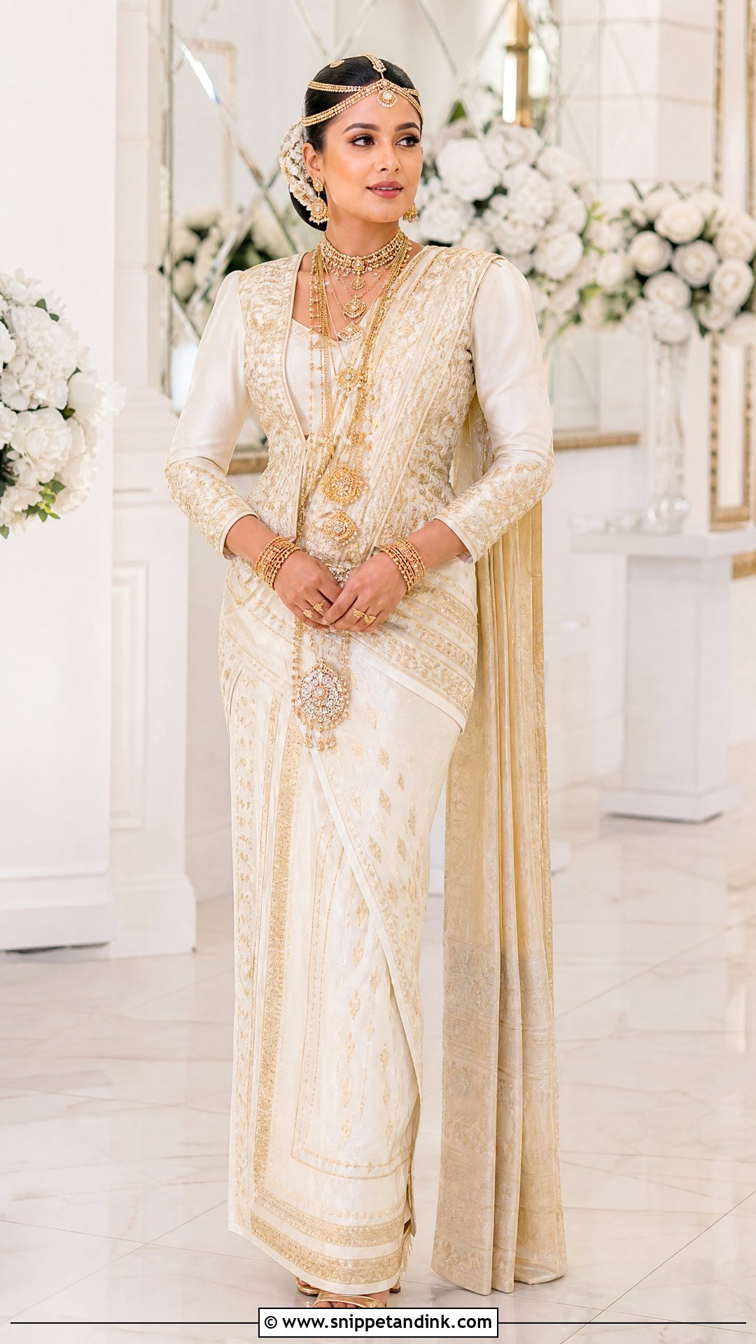 Sri Lankan Kandyan Bridal Wedding Outfit - Snippet and Ink - 25 Traditional Wedding Outfits