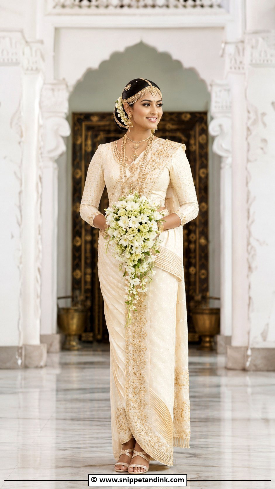 Sri Lankan Kandyan Wedding Attire - Snippet and Ink - 35 Traditional Wedding Attire Ideas