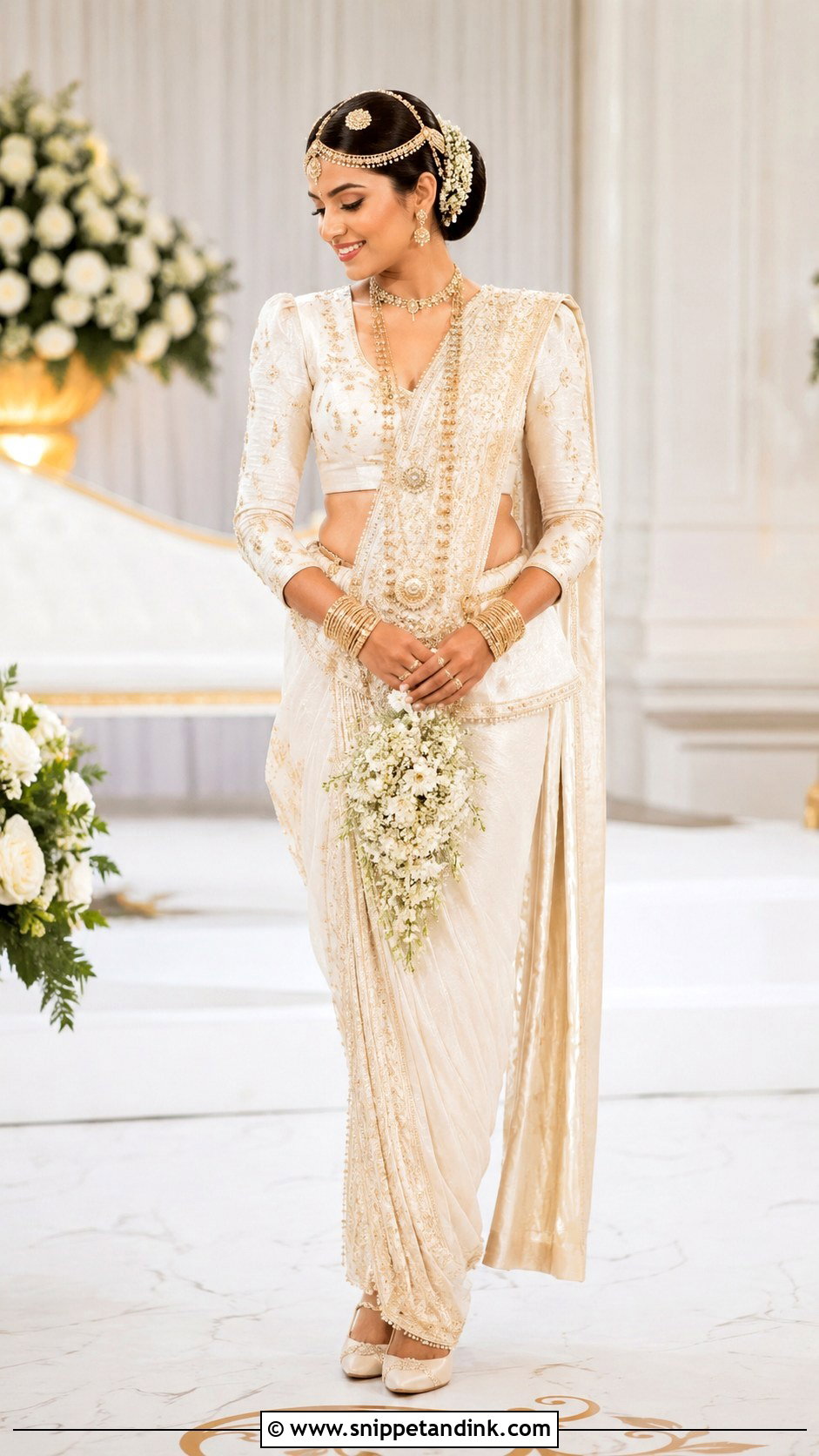 Sri Lankan Kandyan Wedding Dress - Snippet and Ink - 25 Traditional Dresses for Wedding