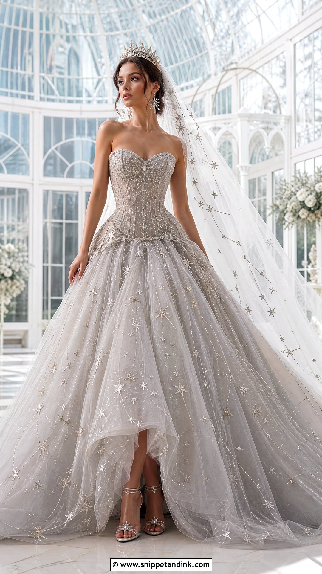 Starlight Queen Wedding Dress - Snippet and Ink - 20 Mythical Wedding Dress Ideas