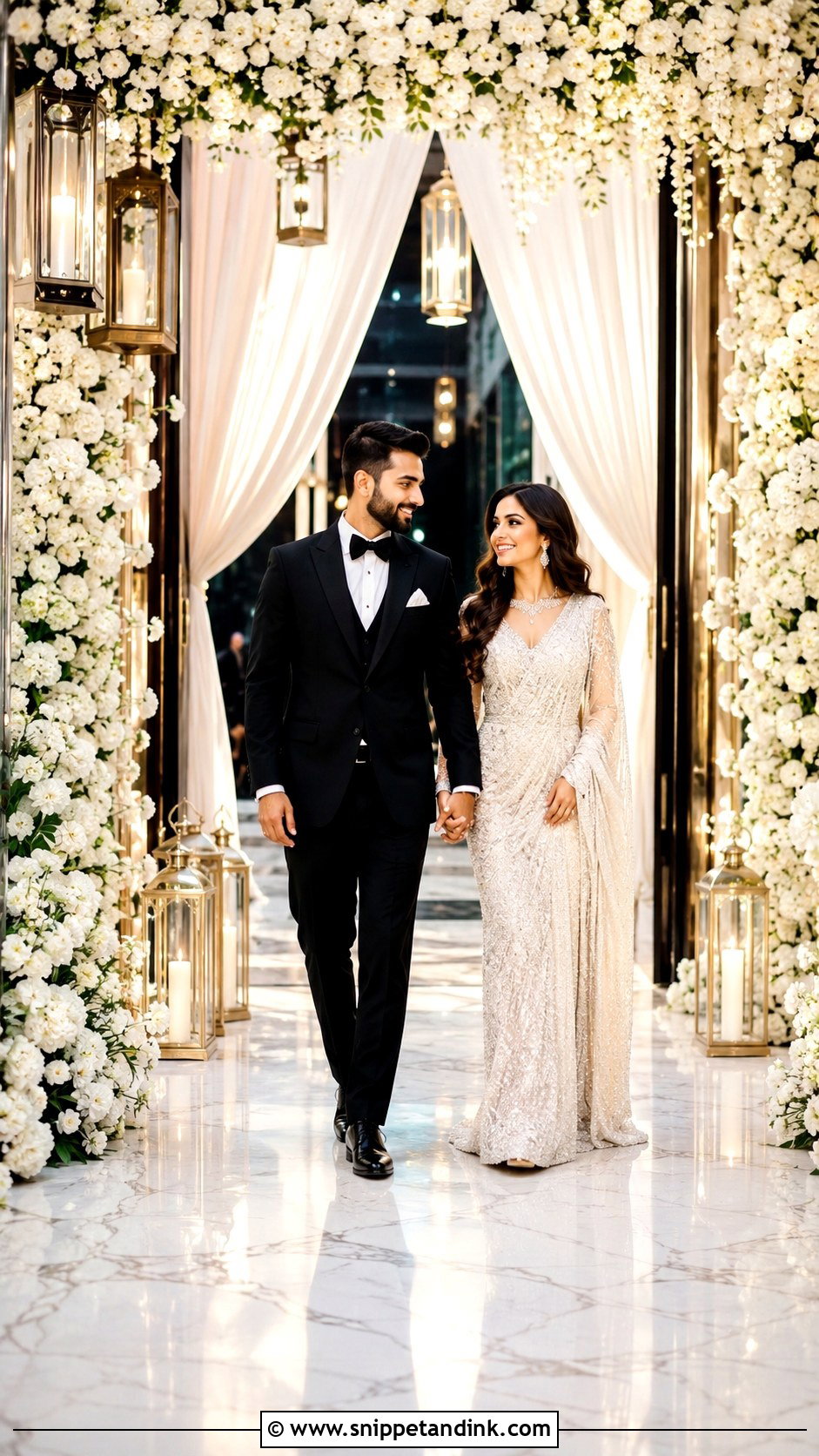 Statement Wedding Entrance - Snippet and Ink - 30 Fancy Wedding Ideas
