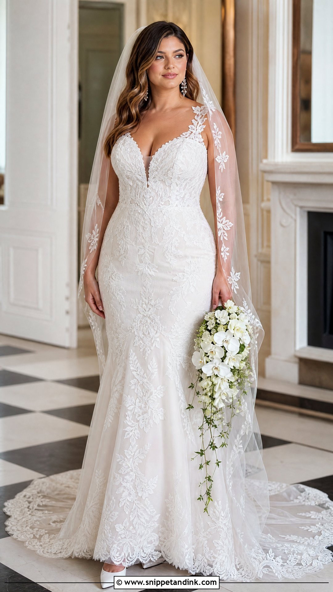 Stella York Fit and Flare Lace Wedding Dress - Snippet and Ink - 20 Stella York Bridal Ideas