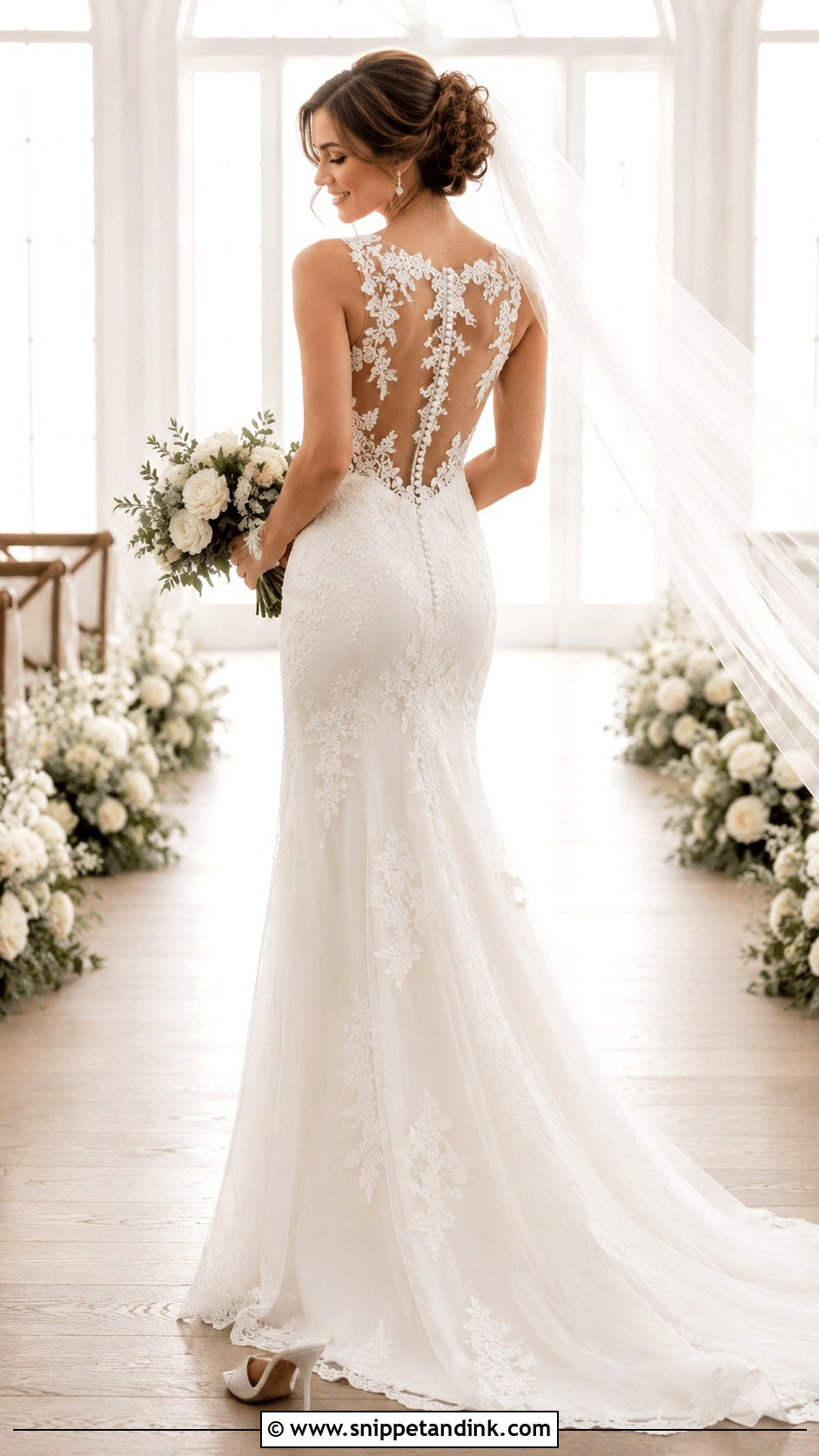 Stella York Illusion Back Wedding Dress - Snippet and Ink - 25 Stella York Wedding Dress Ideas