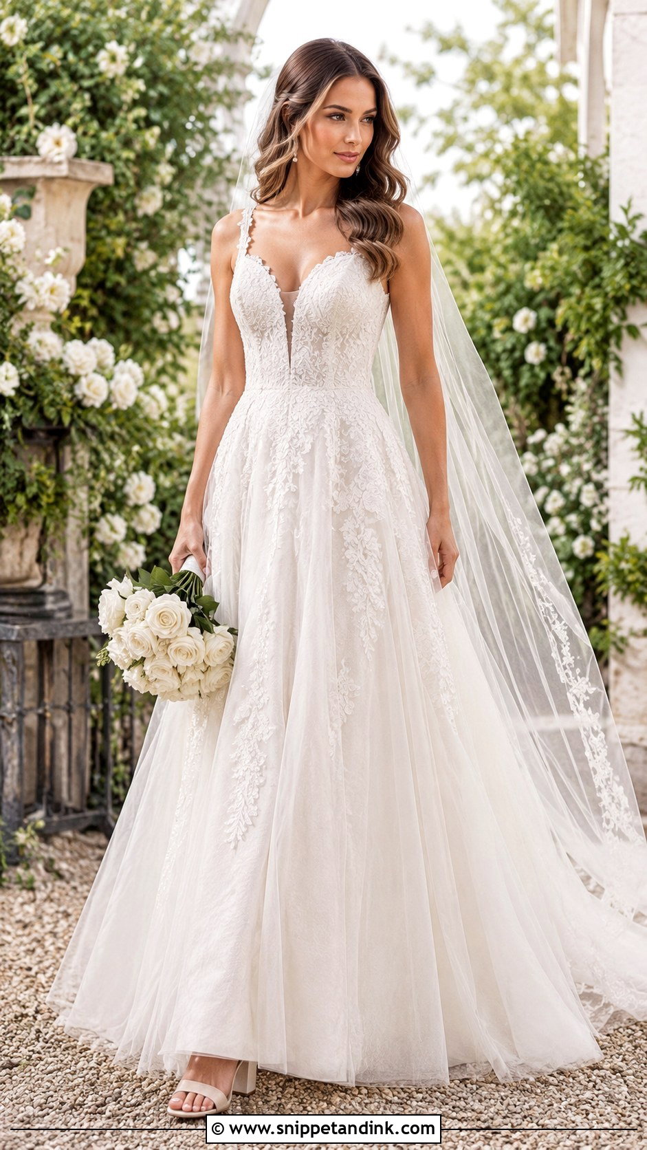 Stella York Lace A Line Wedding Dress - Snippet and Ink - 25 Stella York Wedding Dress Ideas