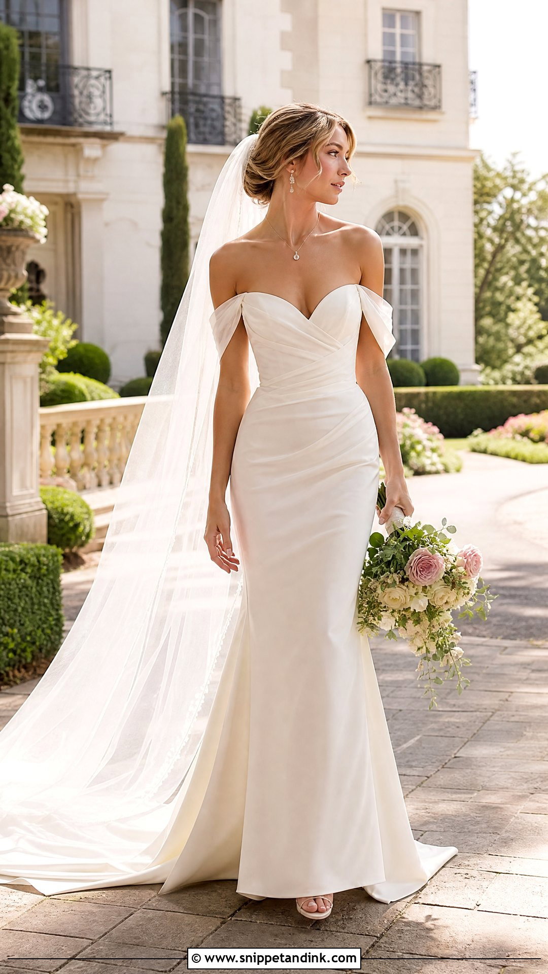 Stella York Off the Shoulder Wedding Dress - Snippet and Ink - 20 Stella York Bridal Ideas
