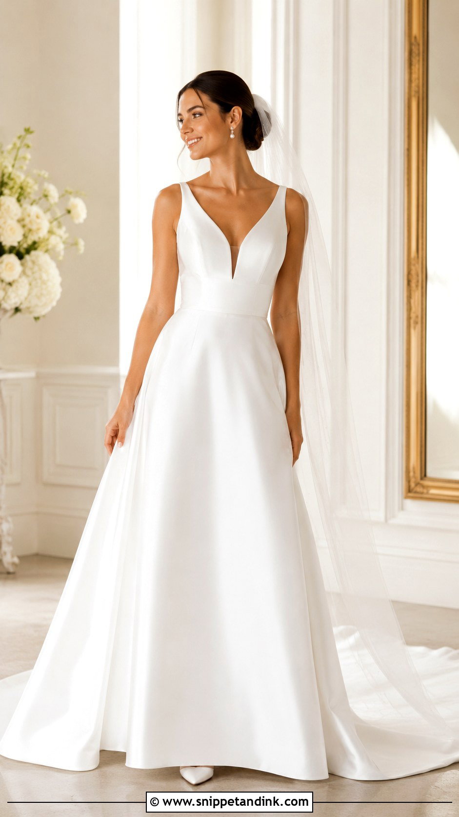 Stella York Simple Satin Wedding Dress - Snippet and Ink - 25 Stella York Wedding Dress Ideas