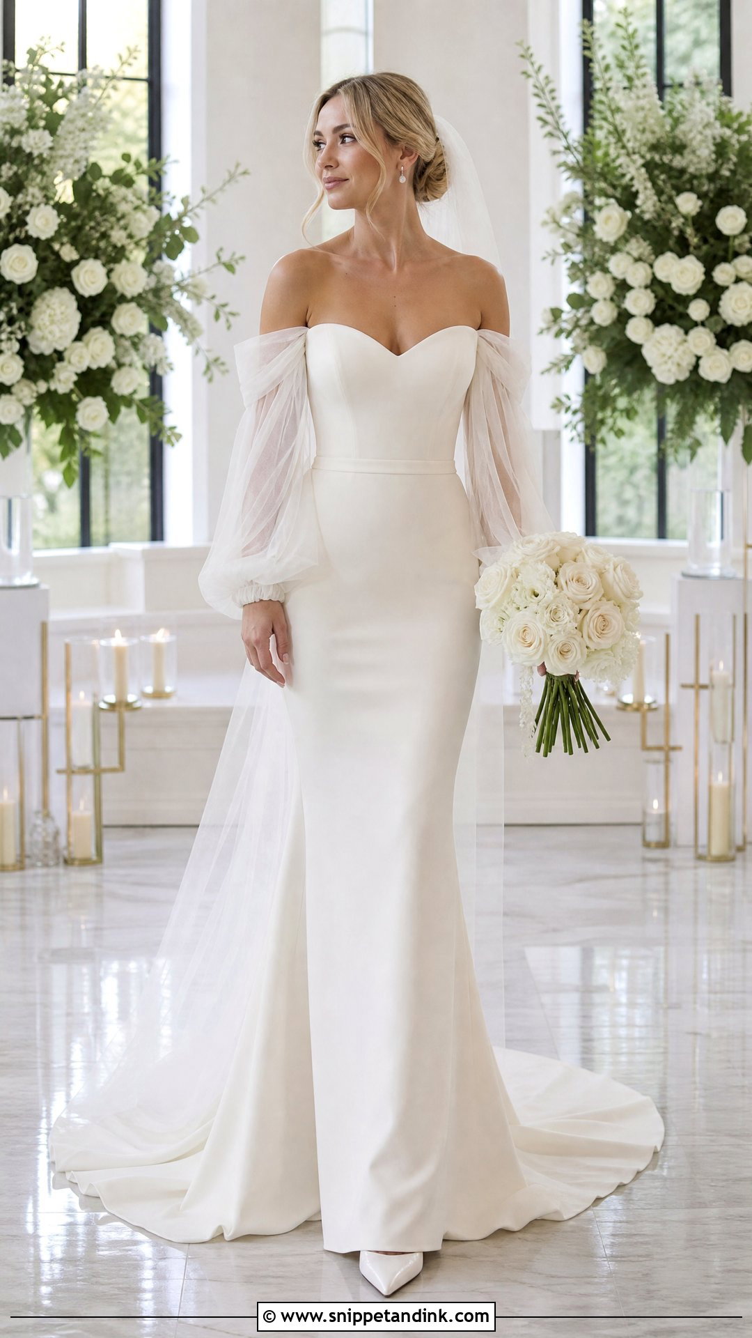 Stella York Wedding Dress With Detachable Sleeves - Snippet and Ink - 20 Stella York Bridal Ideas