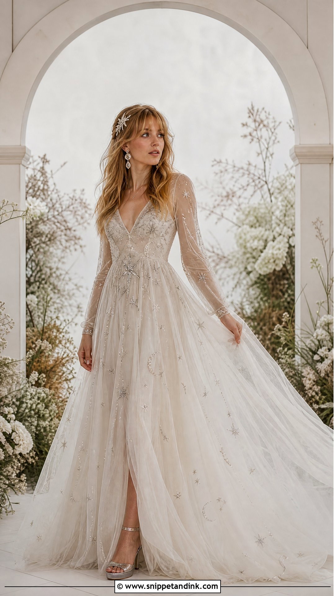 Stevie Nicks Celestial Wedding Dress - Snippet and Ink - 20 Stevie Nicks Wedding Dress Ideas