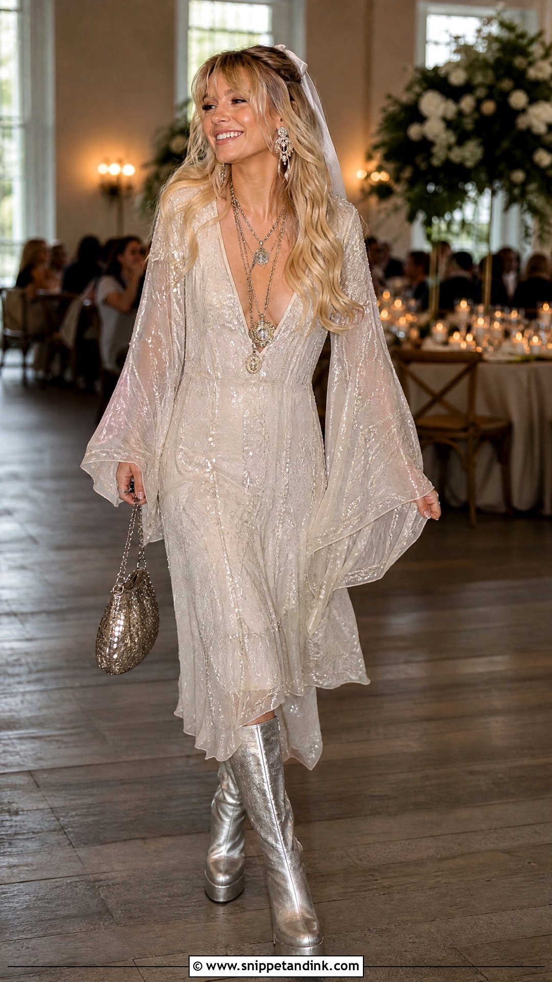 Stevie Nicks Reception Wedding Dress - Snippet and Ink - 20 Stevie Nicks Wedding Dress Ideas